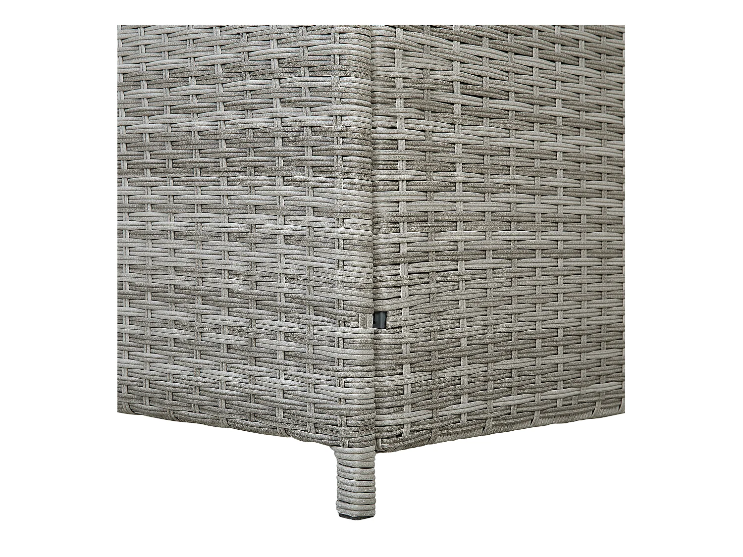 Praktische Auflagenbox Rattan grau Modena