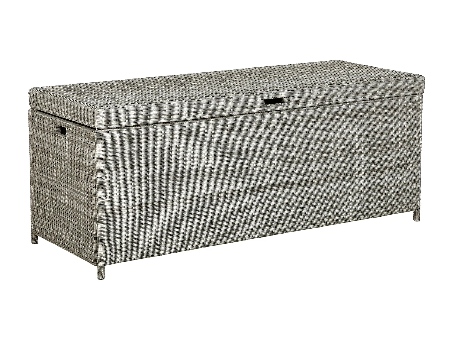 Coffre de rangement MODENA 158 cm 63 cm Gris