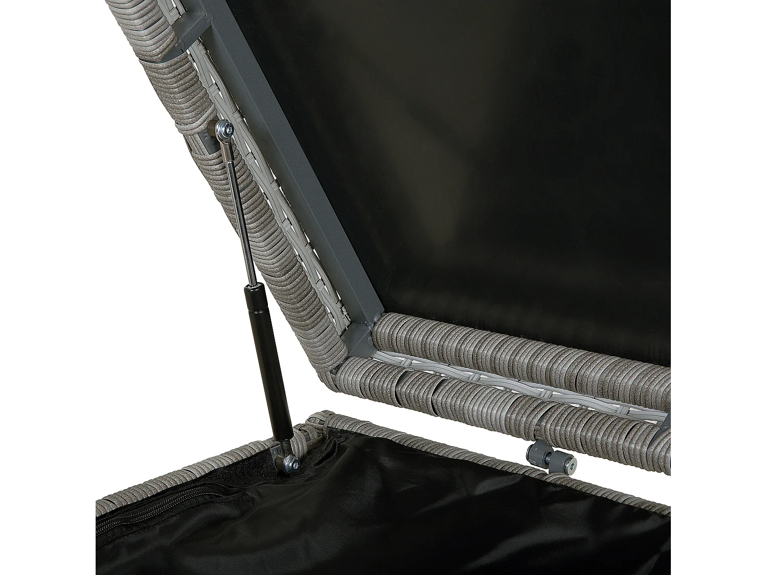 Kussenbox MODENA 158 cm 63 cm Grijs