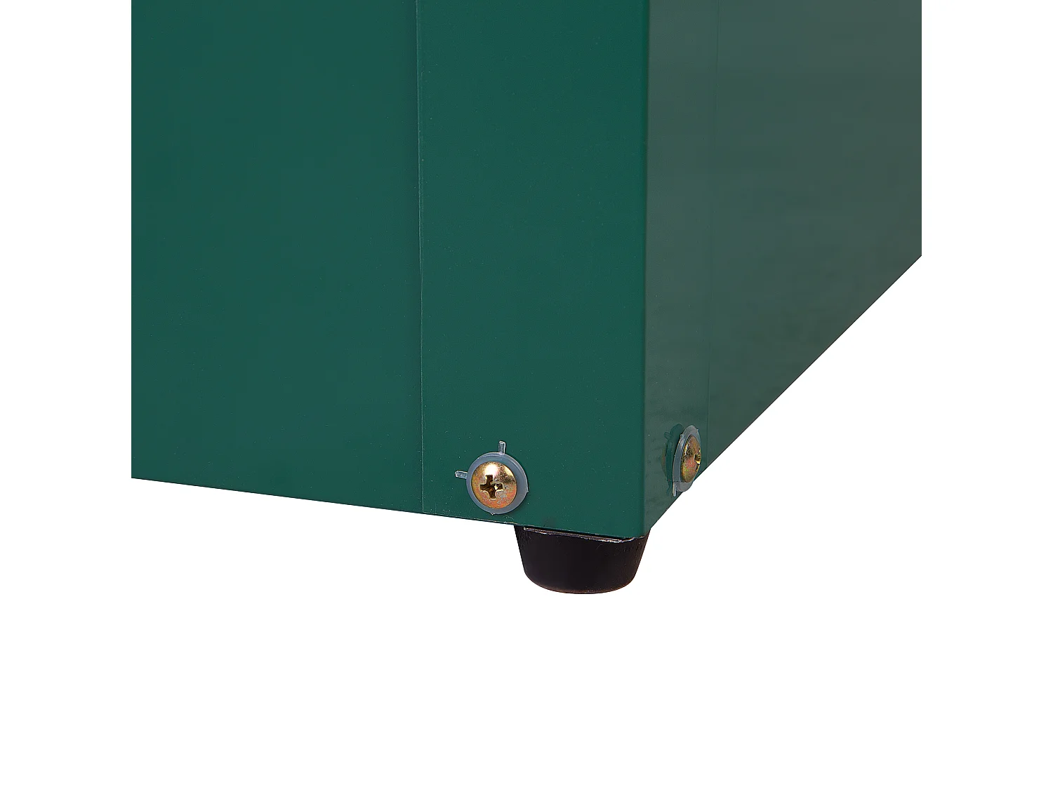 Große Metall-Gartentruhe 400 l dunkelgrün Kissenbox Auflagenbox für die Terrasse wasserdicht Aufbewahrungsbox Gartenbox Cebrosa