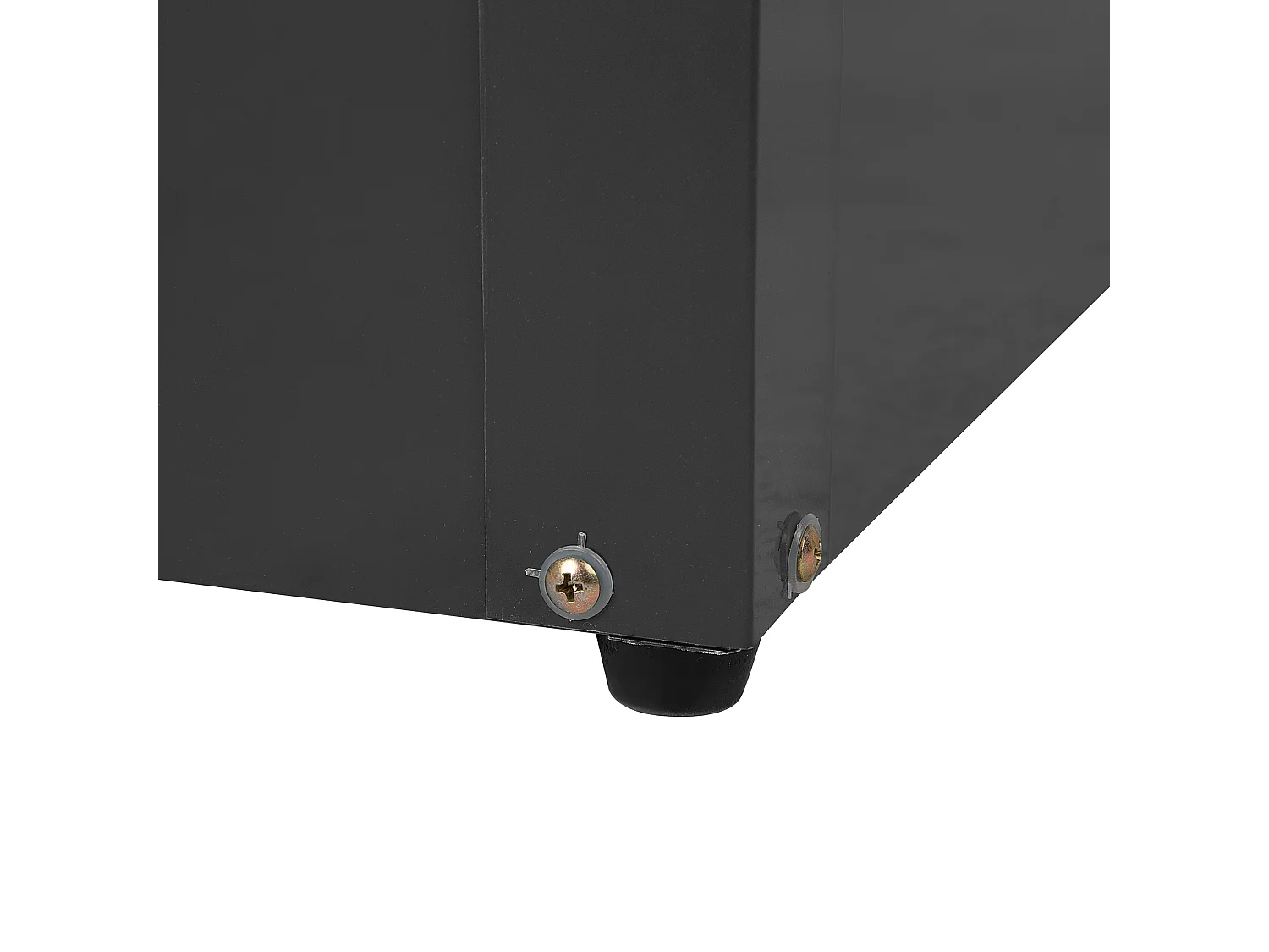 Skrzynia ogrodowa CEBROSA Metal 132 cm 62 cm Grafitowy