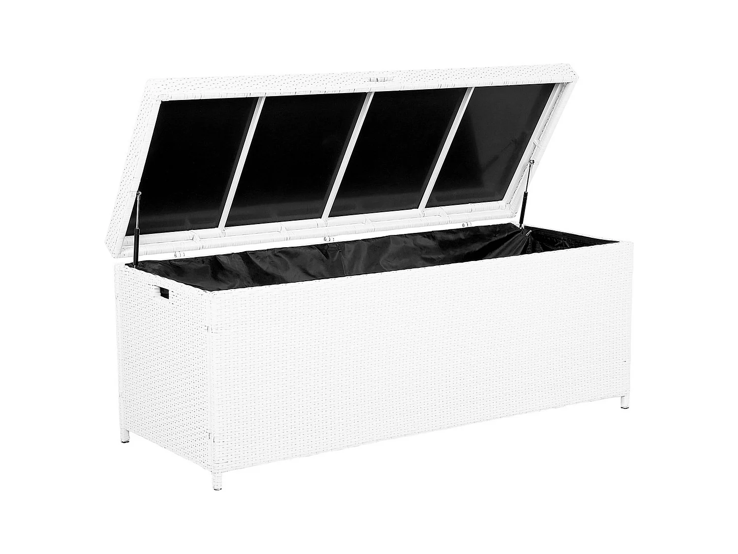 Coffre de rangement MODENA 158 cm 63 cm Blanc