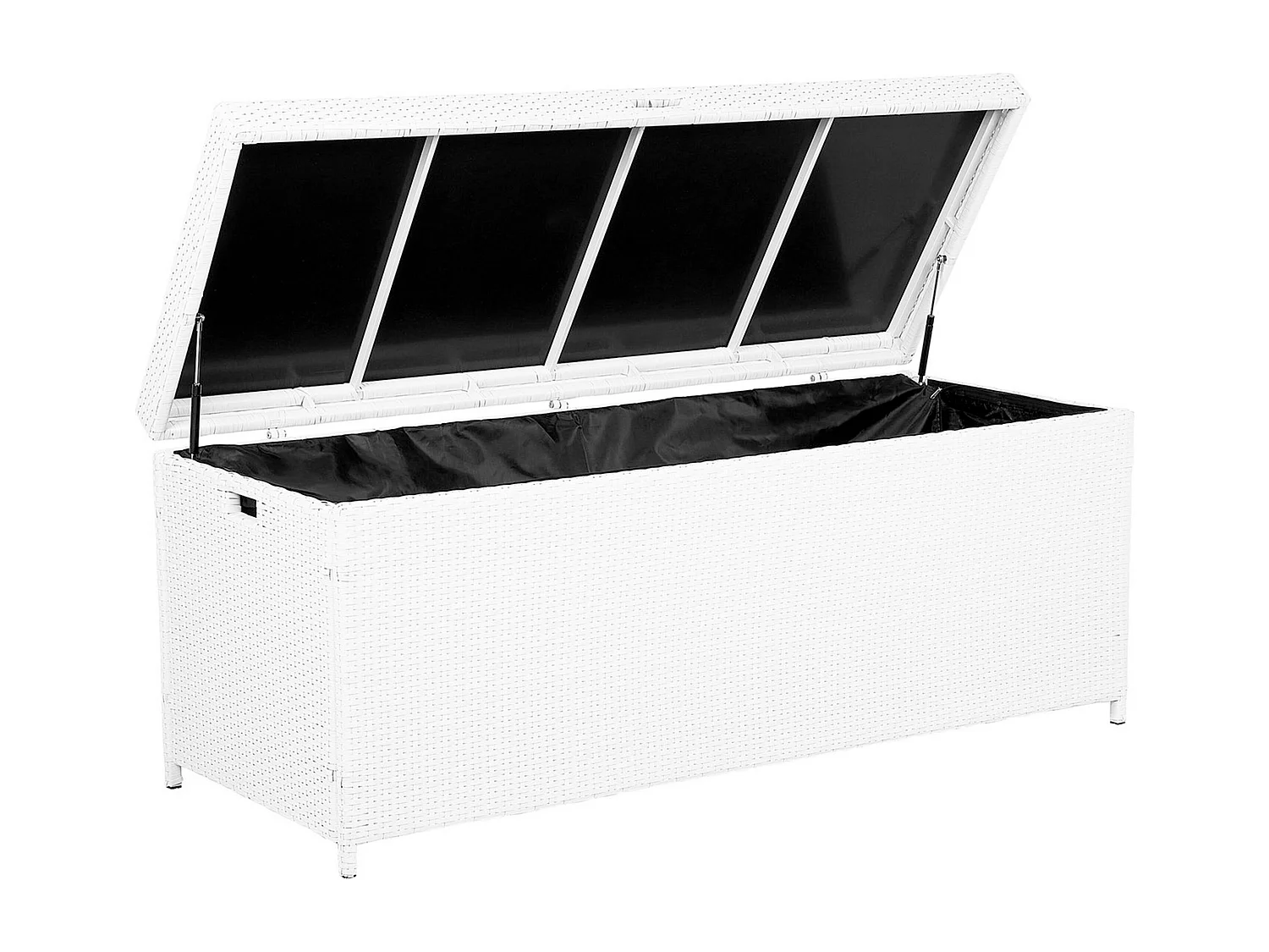 Kussenbox MODENA 158 cm 63 cm Wit