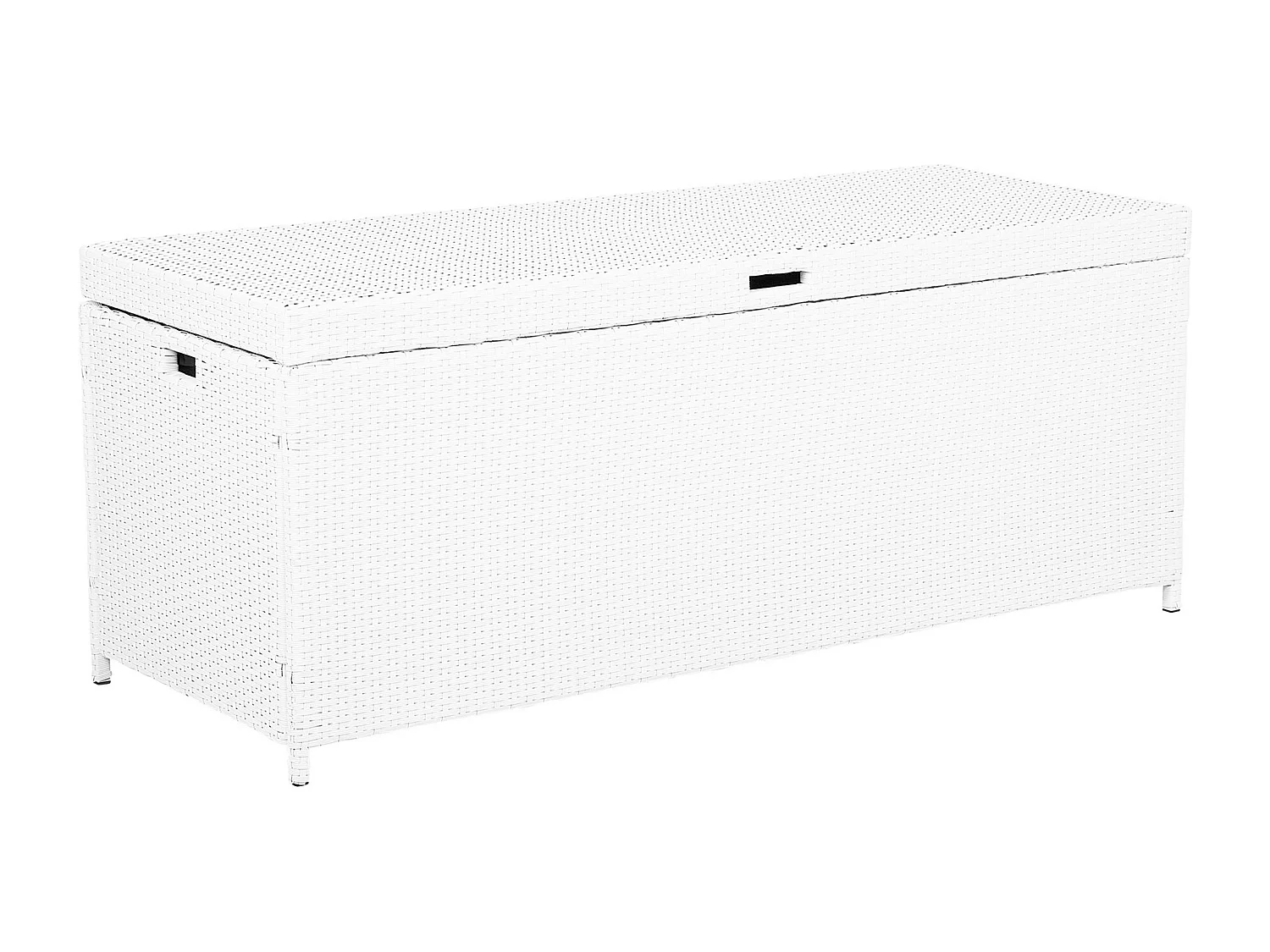 Kussenbox MODENA 158 cm 63 cm Wit