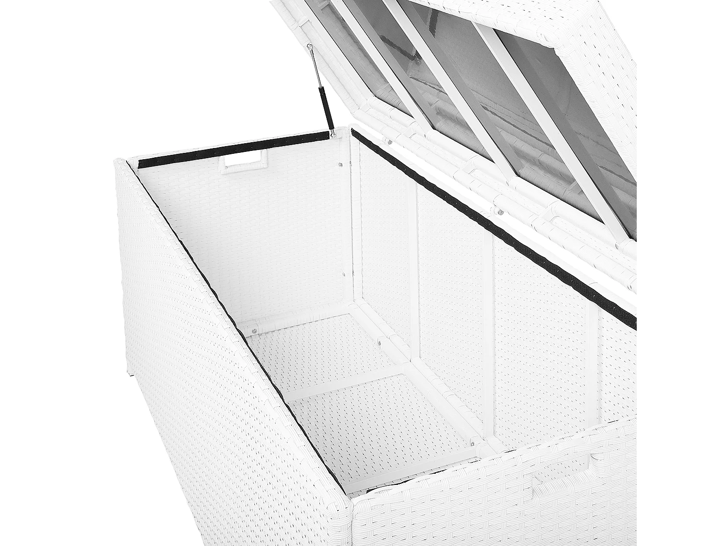 Kussenbox MODENA 158 cm 63 cm Wit