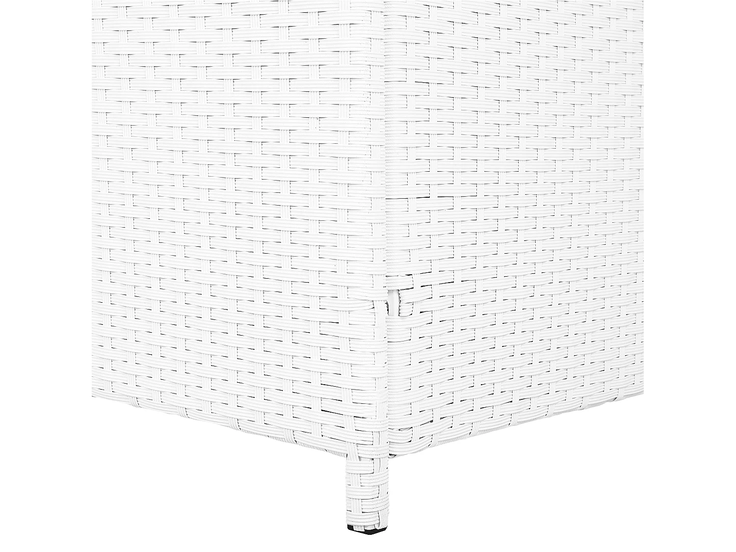 Coffre de rangement MODENA 158 cm 63 cm Blanc