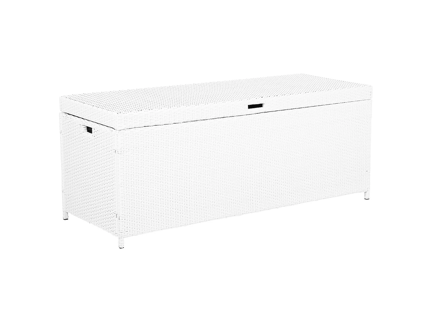 Coffre de rangement MODENA 158 cm 63 cm Blanc