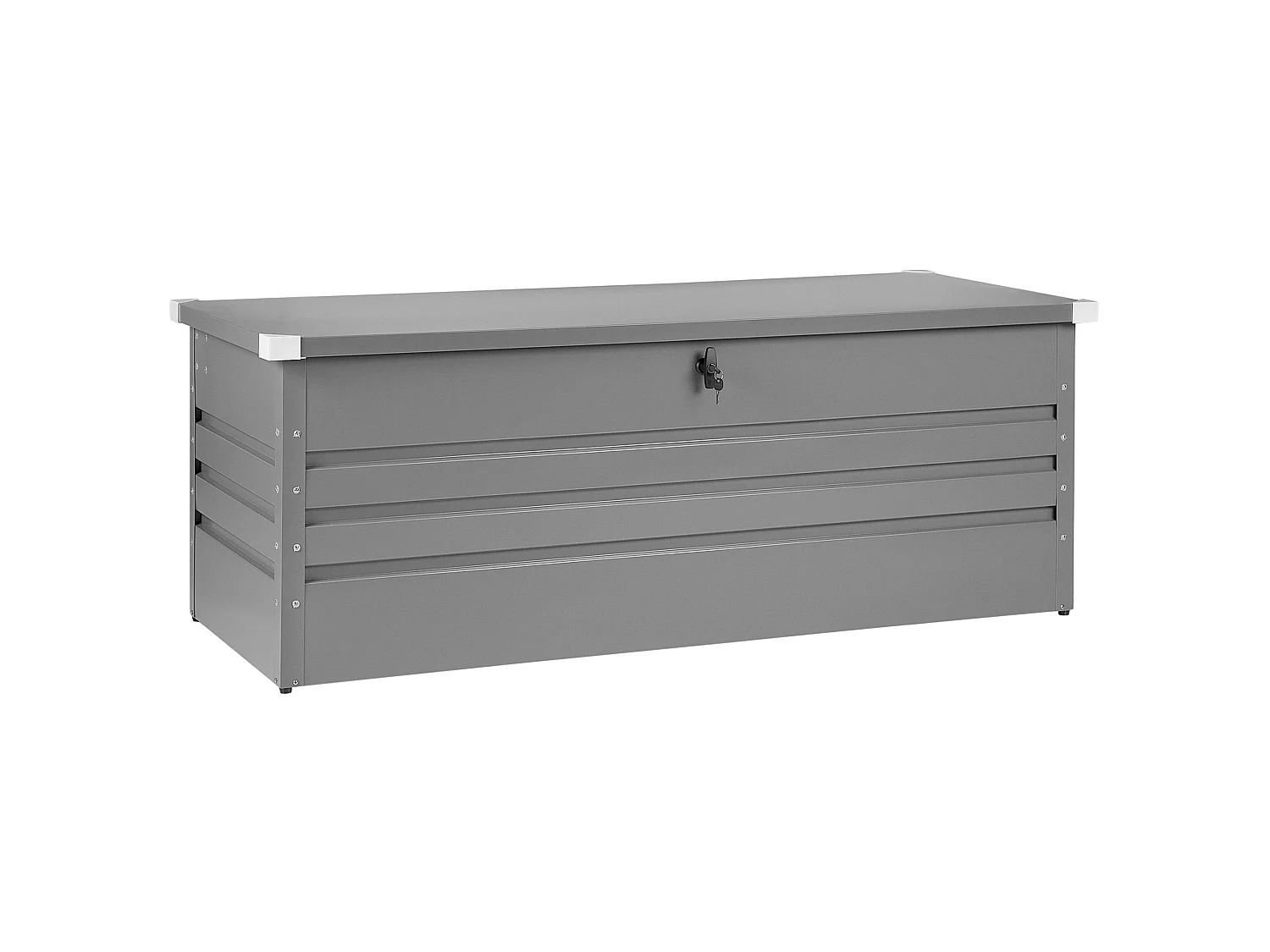 Kussenbox CEBROSA Metaal 165 cm 70 cm Grijs
