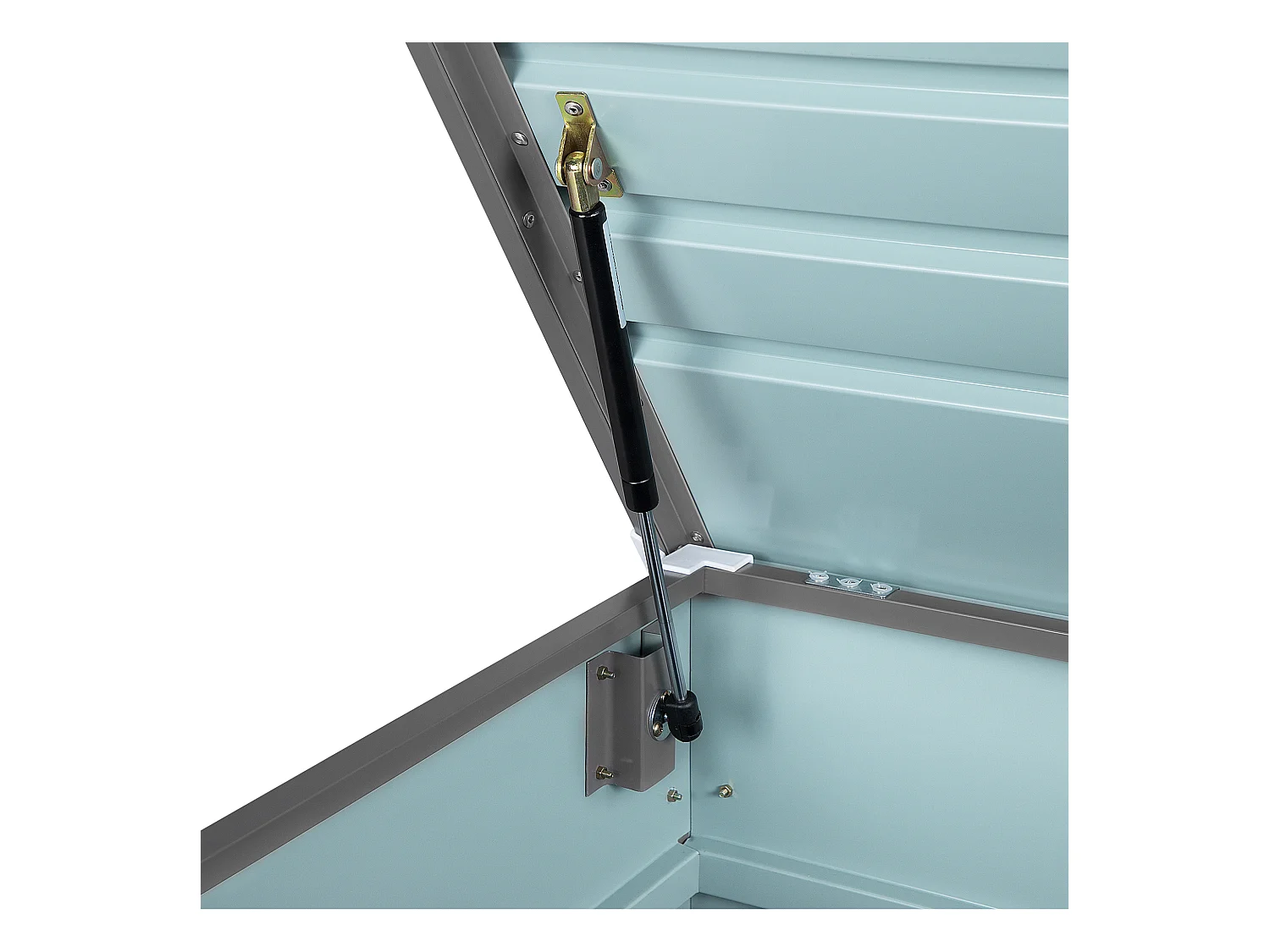 Cesta CEBROSA Metallo 132 cm 62 cm Grigio