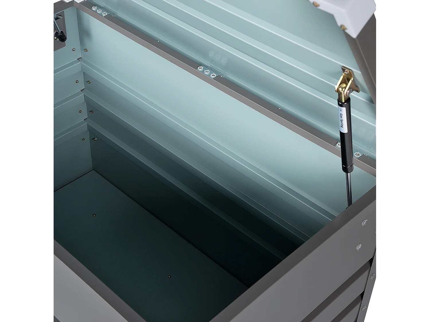 Kussenbox CEBROSA Metaal 132 cm 62 cm Grijs