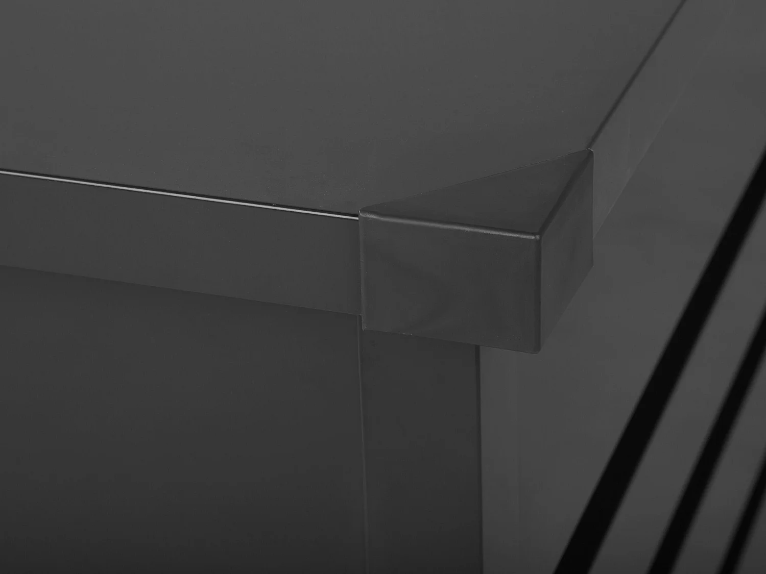 Coffre de rangement CEBROSA Métal 100 cm 62 cm Gris graphite