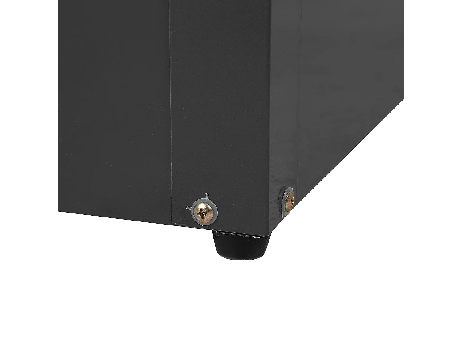 Skrzynia ogrodowa CEBROSA Metal 100 cm 62 cm Grafitowy