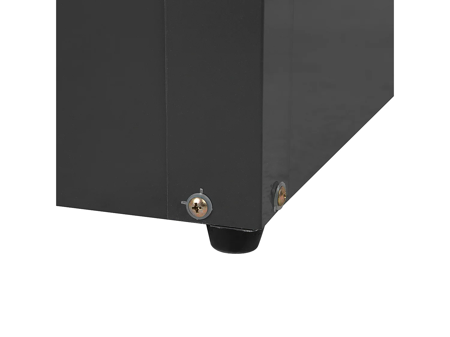 Coffre de rangement CEBROSA Métal 100 cm 62 cm Gris graphite