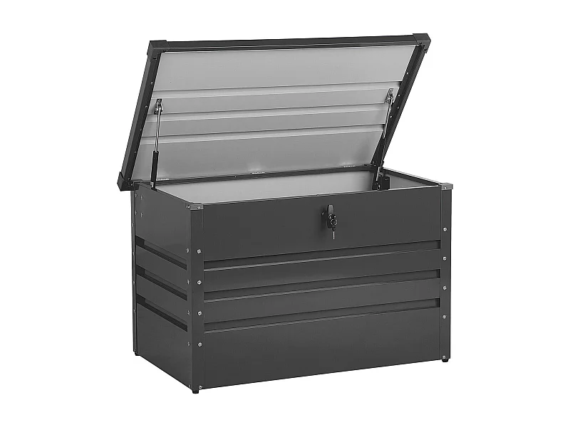 Kussenbox CEBROSA Metaal 100 cm 62 cm Grafietgrijs