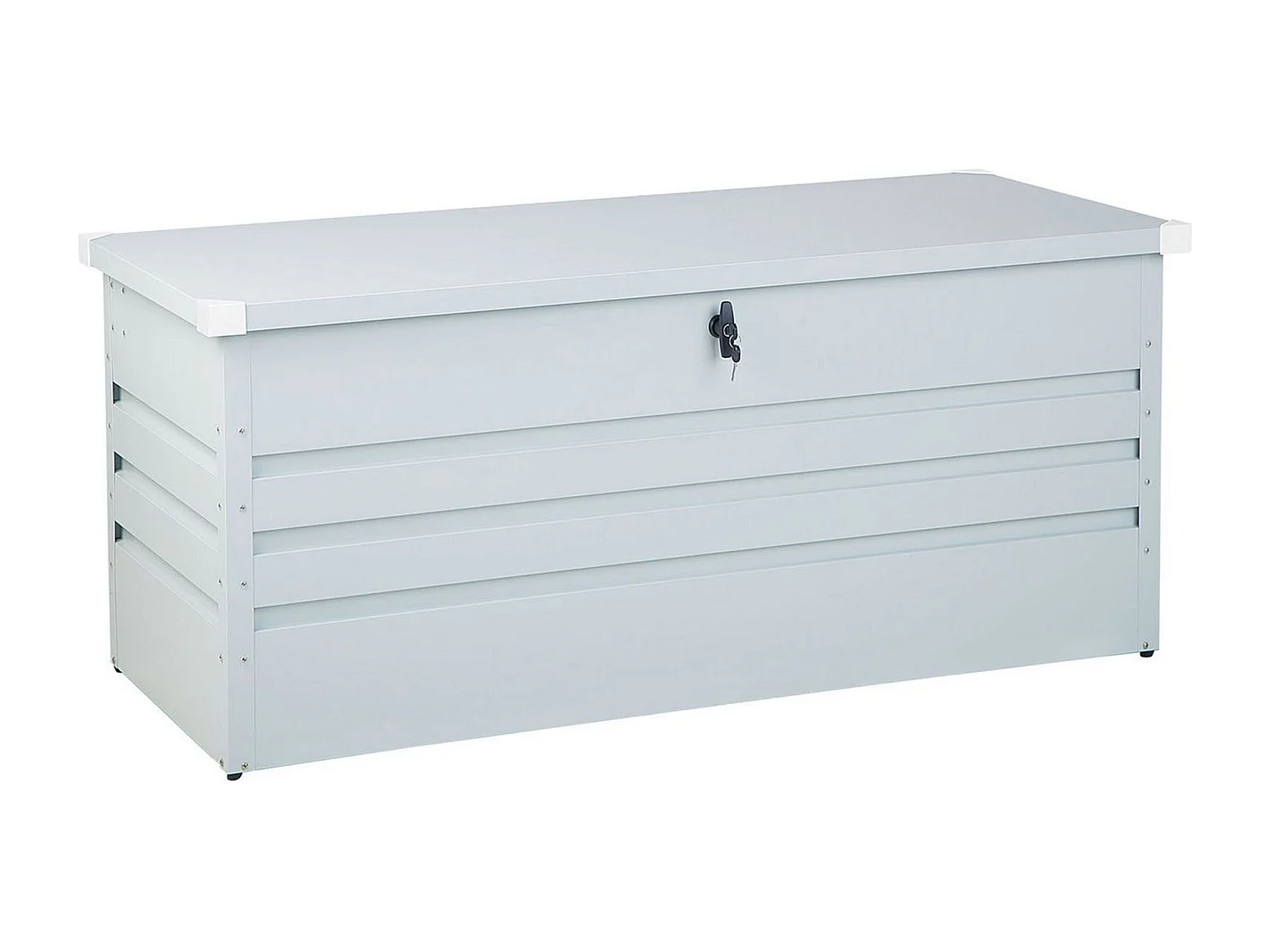 Arcón CEBROSA Metal 132 cm 62 cm Gris claro