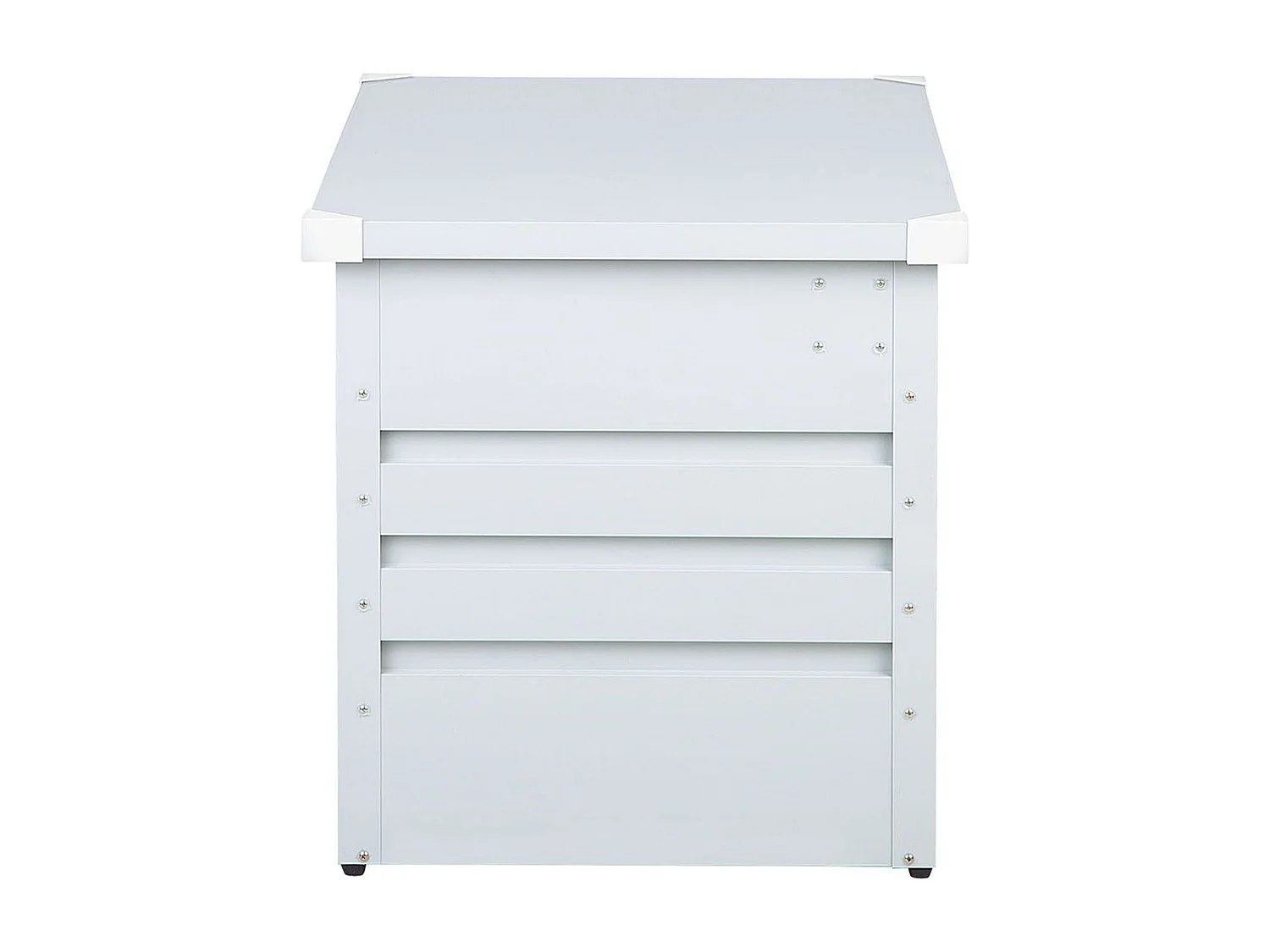 Skrzynia ogrodowa CEBROSA Metal 132 cm 62 cm Jasnoszary