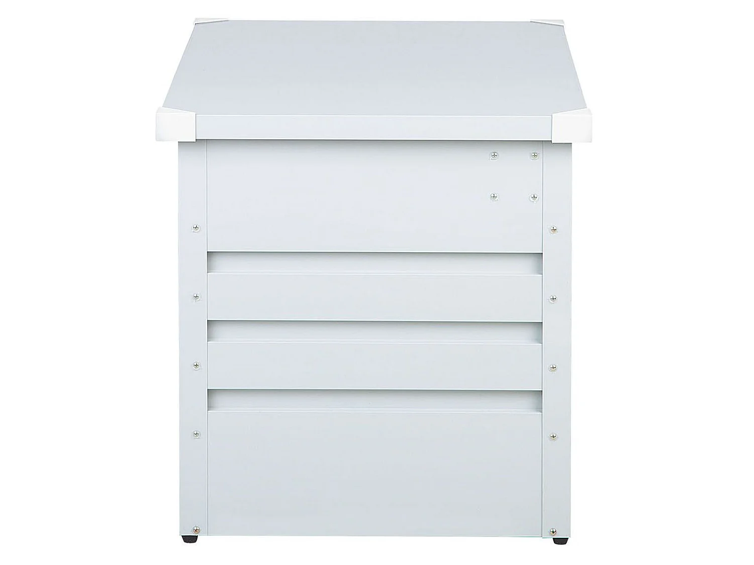 Coffre de rangement CEBROSA Métal 132 cm 62 cm Gris clair