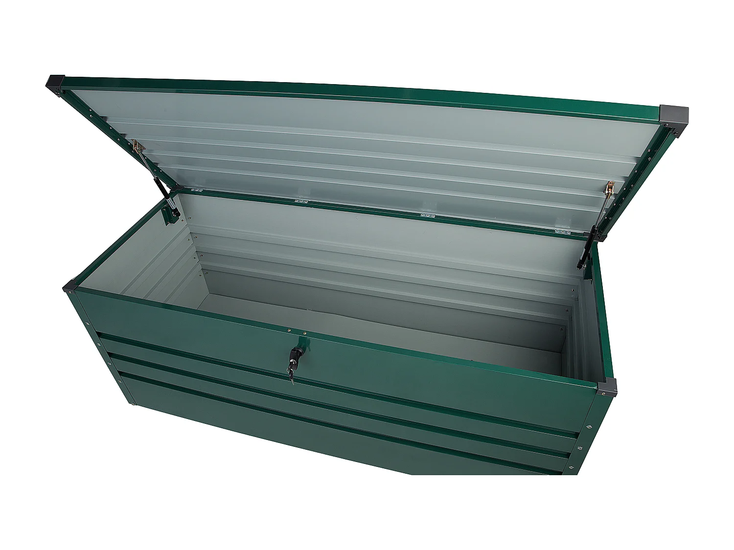 Coffre de rangement CEBROSA 165 cm 70 cm Vert foncé