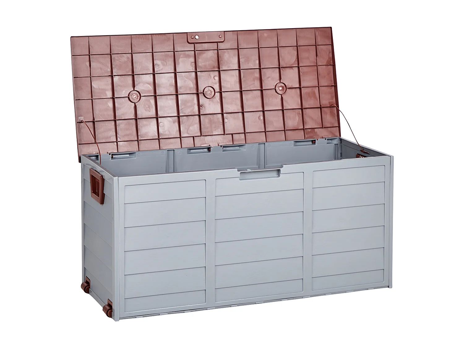 Caixa de arrumação LOCARNO 112 cm 50 cm Castanho