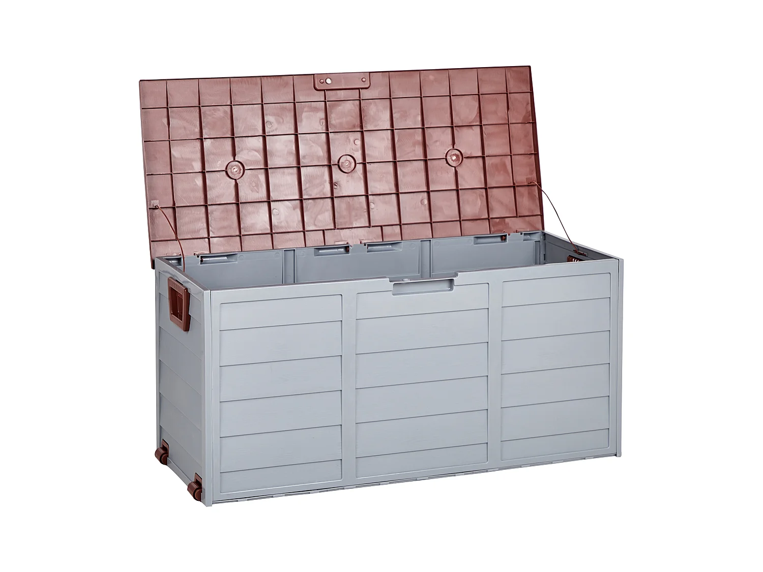 Coffre de rangement LOCARNO 112 cm 50 cm Marron