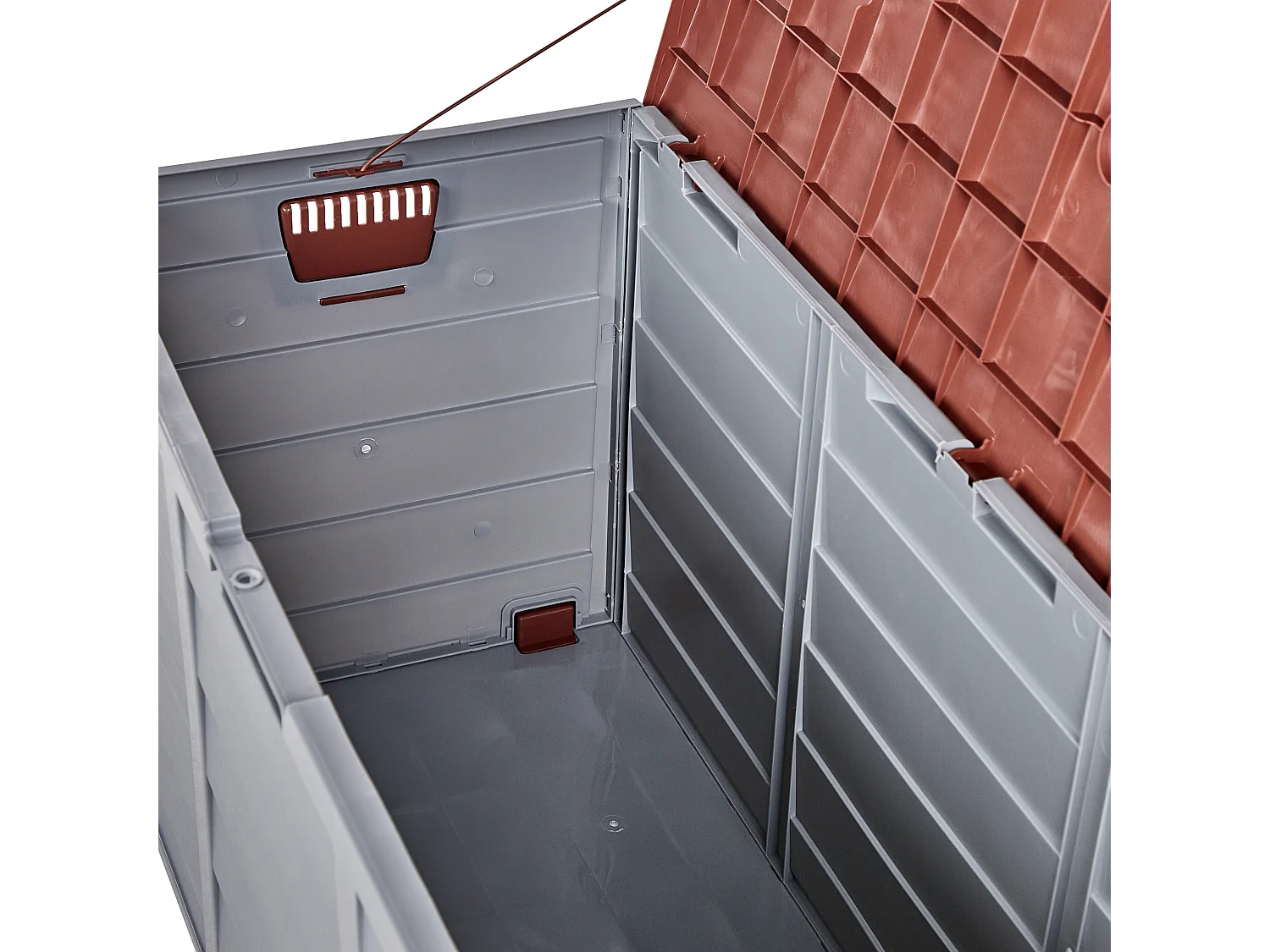 Coffre de rangement LOCARNO 112 cm 50 cm Marron