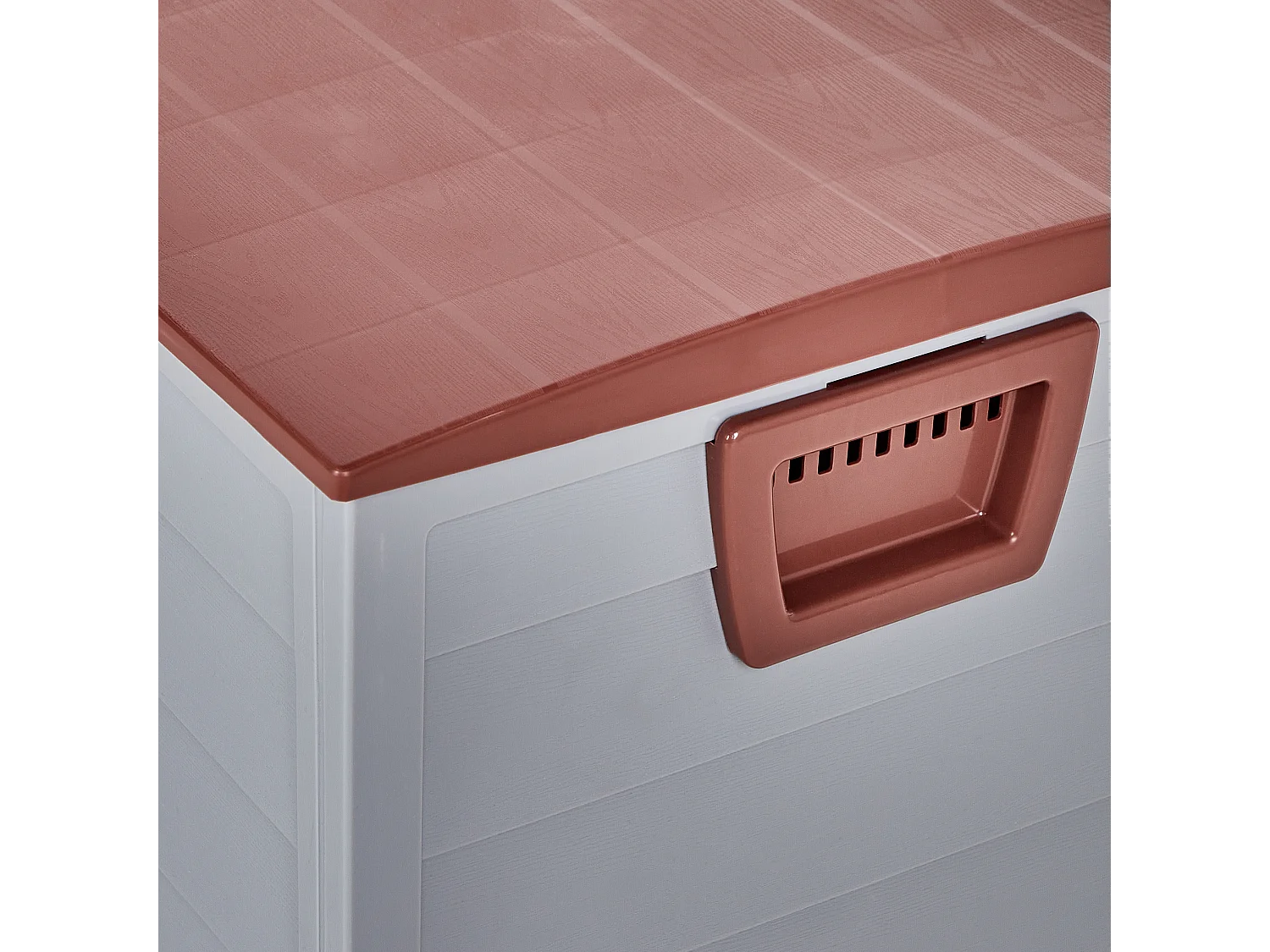 Coffre de rangement LOCARNO 112 cm 50 cm Marron