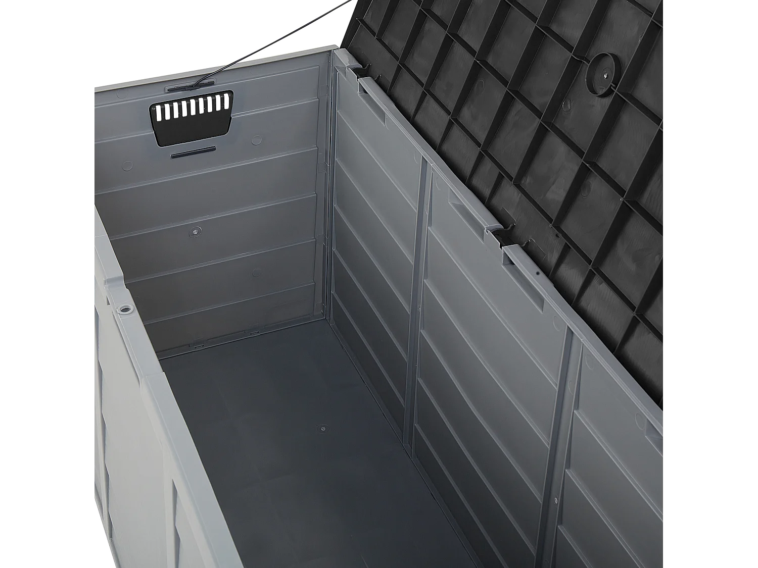 Coffre de rangement LOCARNO 112 cm 50 cm Noir