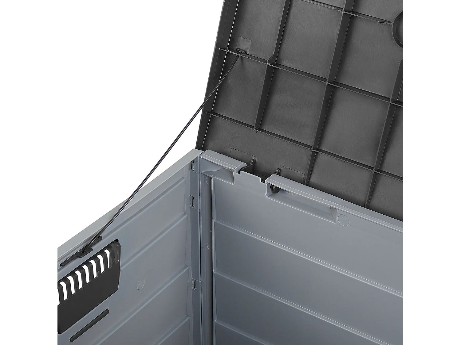 Coffre de rangement LOCARNO 112 cm 50 cm Noir