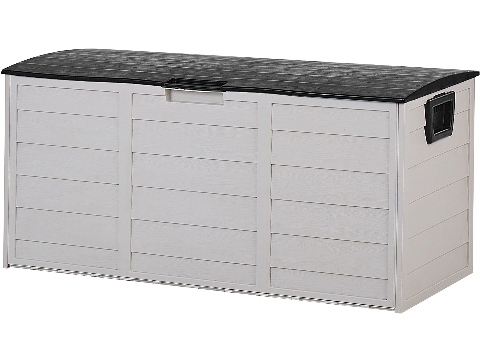 Kussenbox Kunststof Beige Zwart 112 X 50 Cm LOCARNO