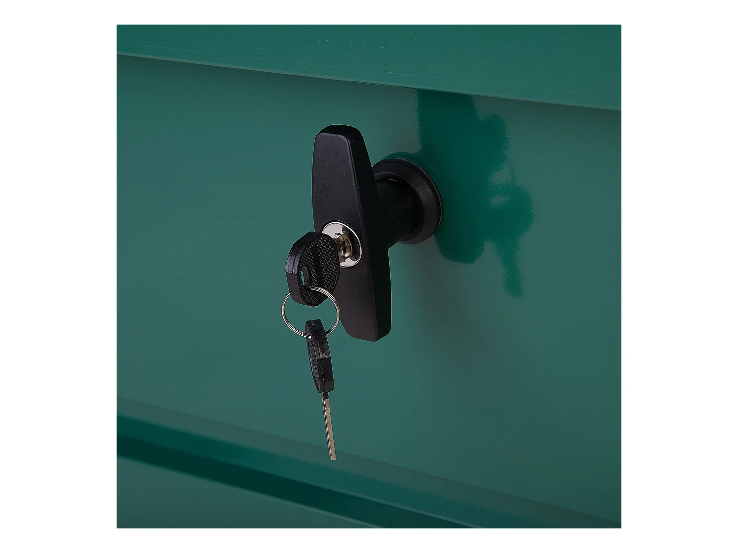 Coffre de rangement CEBROSA 100 cm 62 cm Vert foncé