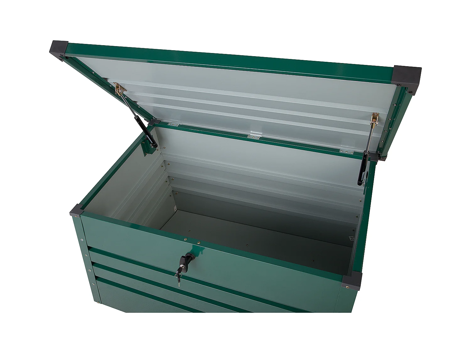 Coffre de rangement CEBROSA 100 cm 62 cm Vert foncé