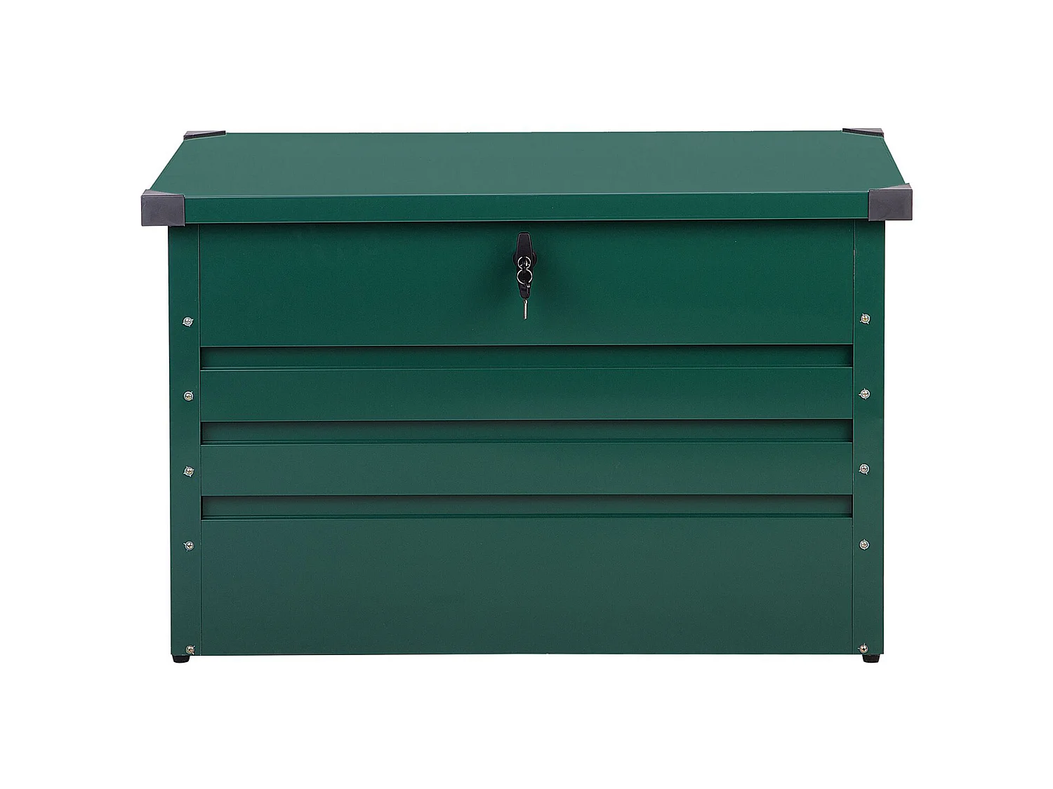 Caixa de arrumação CEBROSA Metal 100 cm 62 cm Verde escuro
