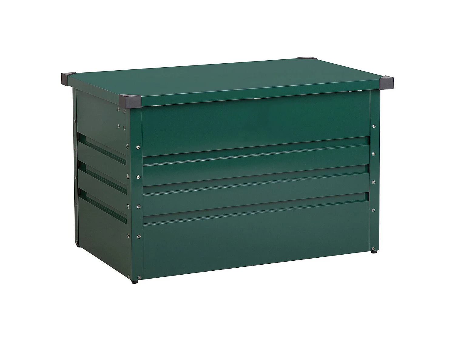 Caixa de arrumação CEBROSA Metal 100 cm 62 cm Verde escuro