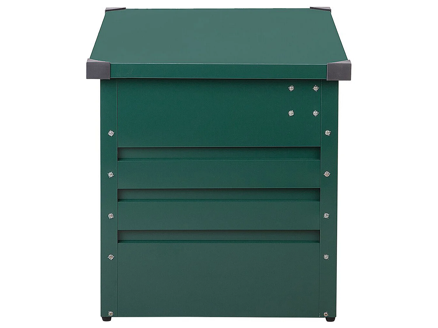 Caixa de arrumação CEBROSA Metal 100 cm 62 cm Verde escuro