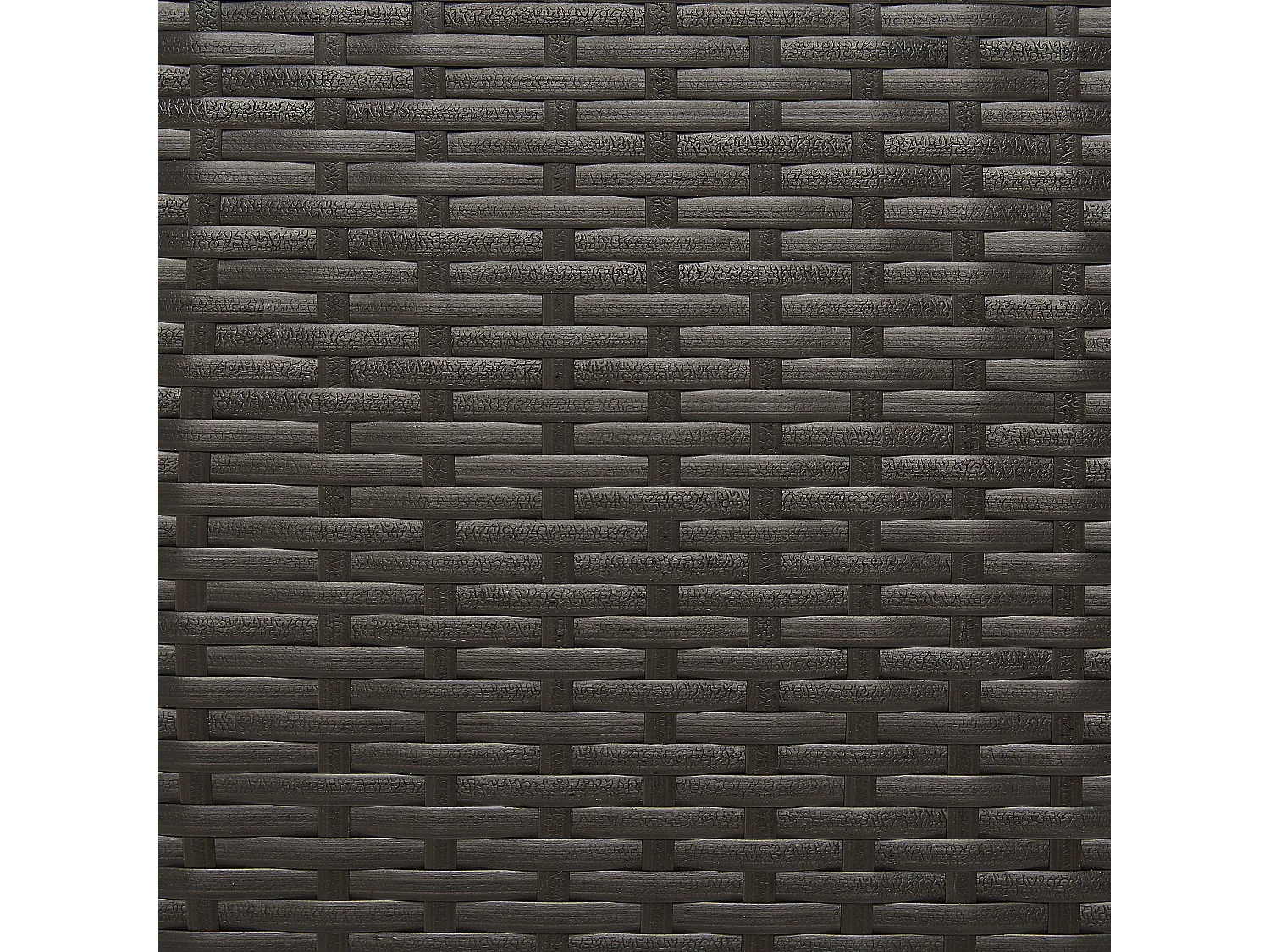 Skrzynia ogrodowa MODENA Technorattan 155 cm 75 cm Brązowy