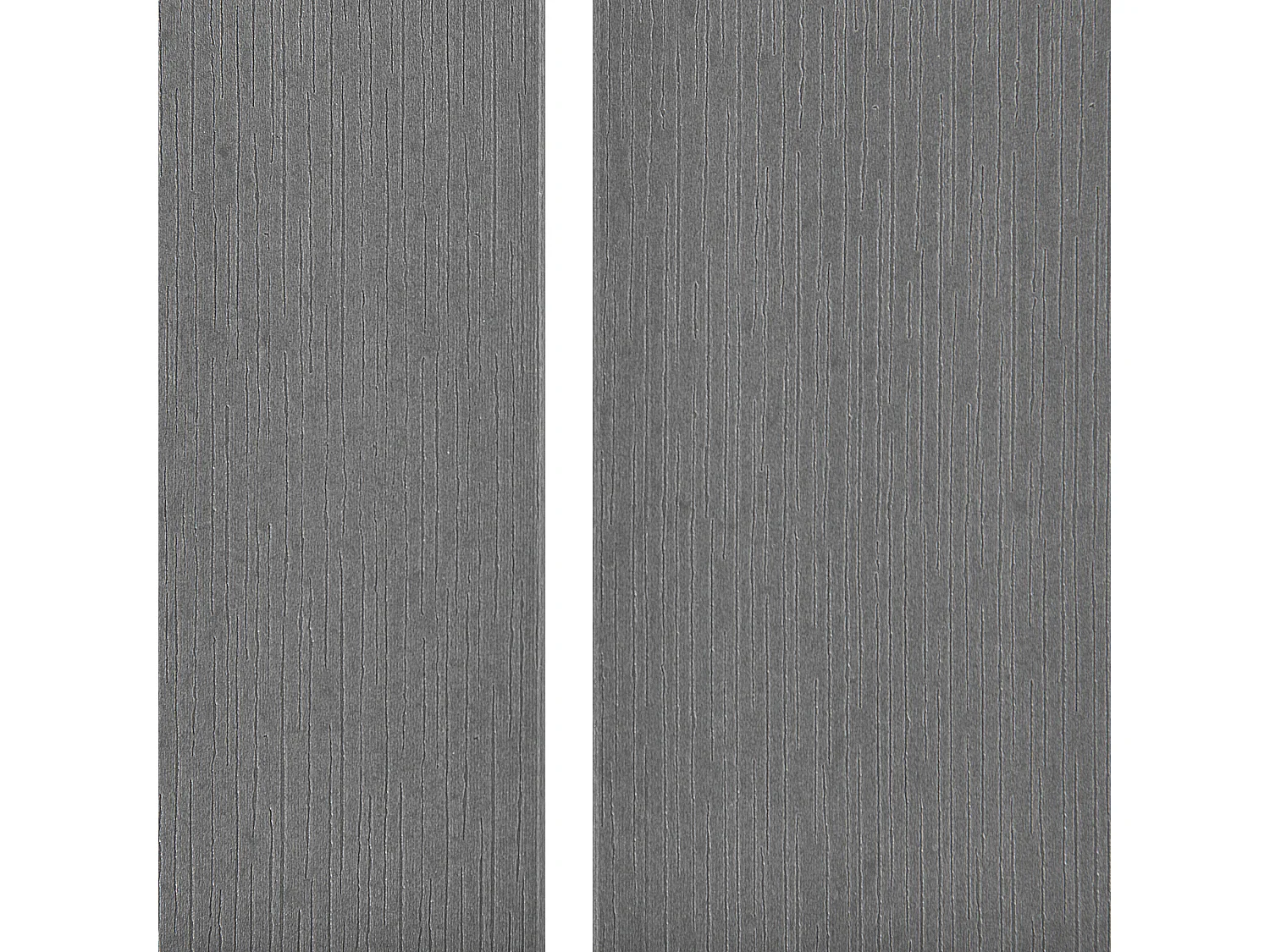 Gartentisch 150 x 90 cm für 6 Personen Aluminium schwarz Kunstholz grau Como