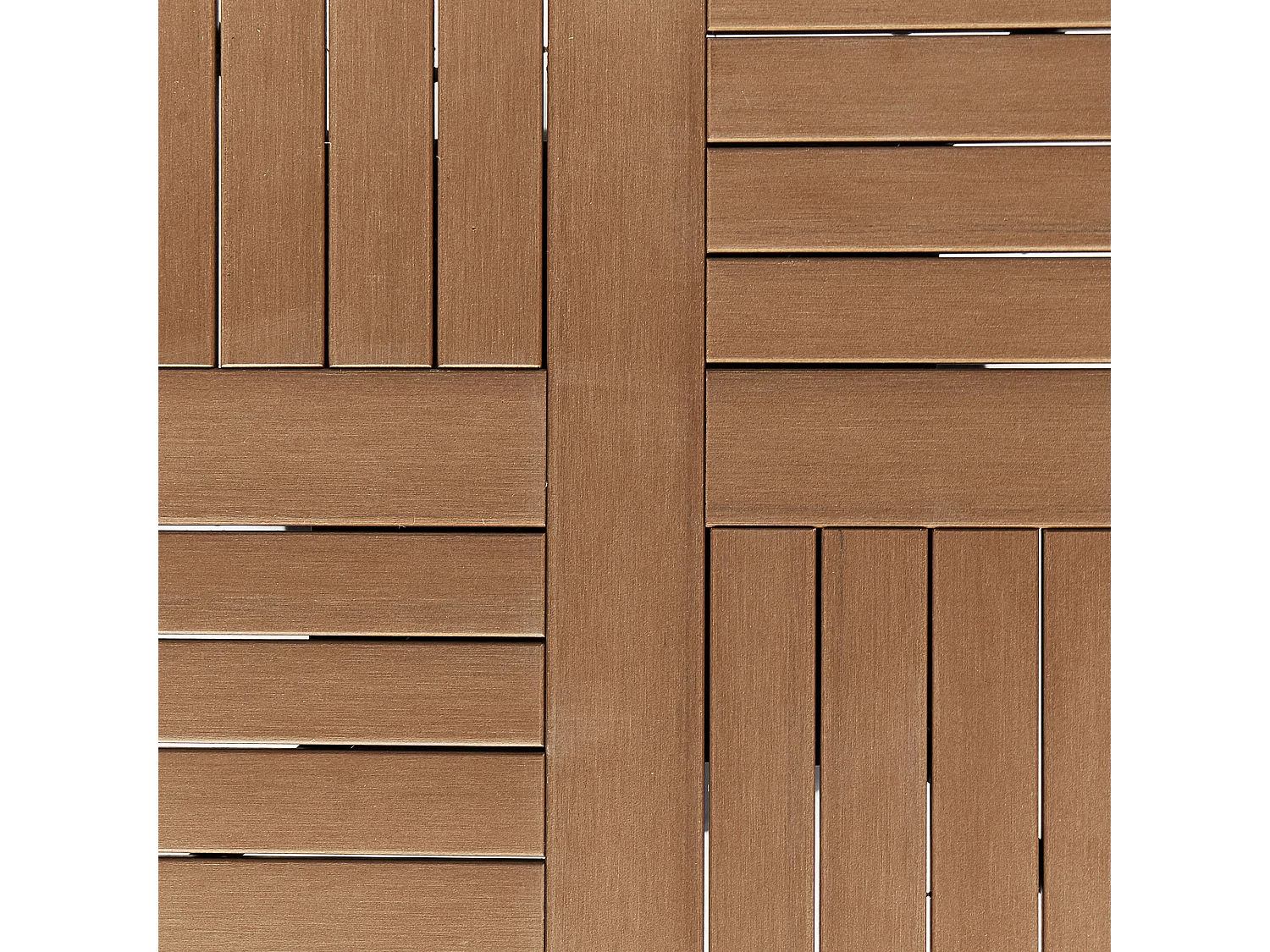 Table bistrot PALMI 60 cm 60 cm Imitation bois Marron