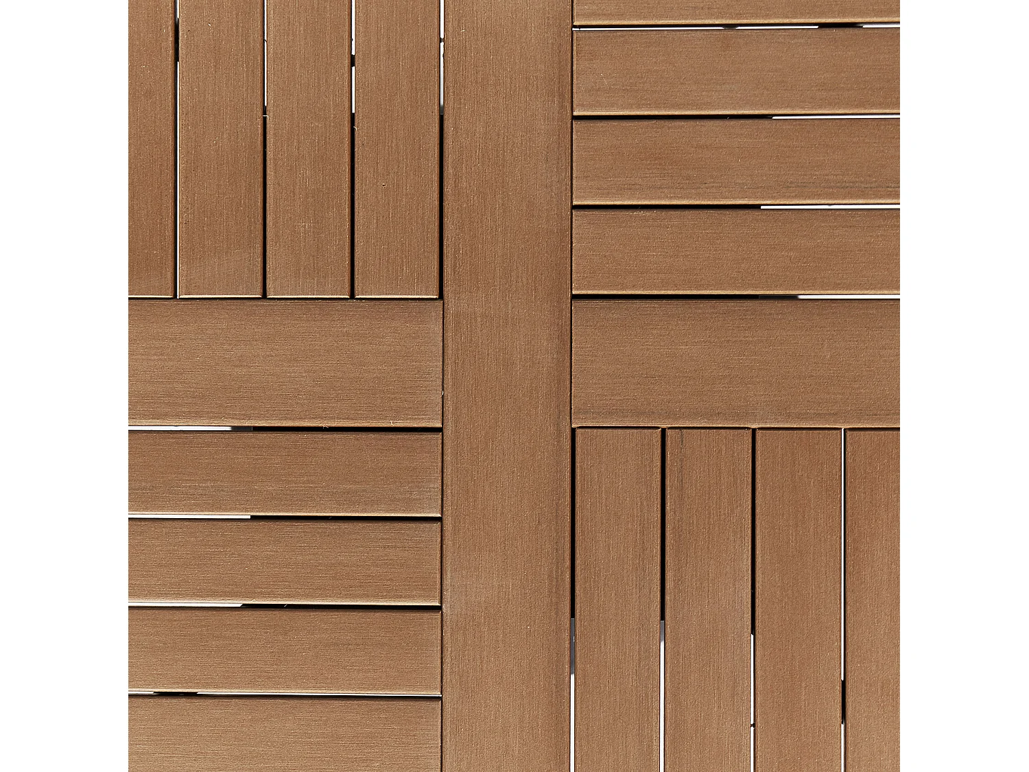 Table bistrot PALMI 60 cm 60 cm Imitation bois Marron