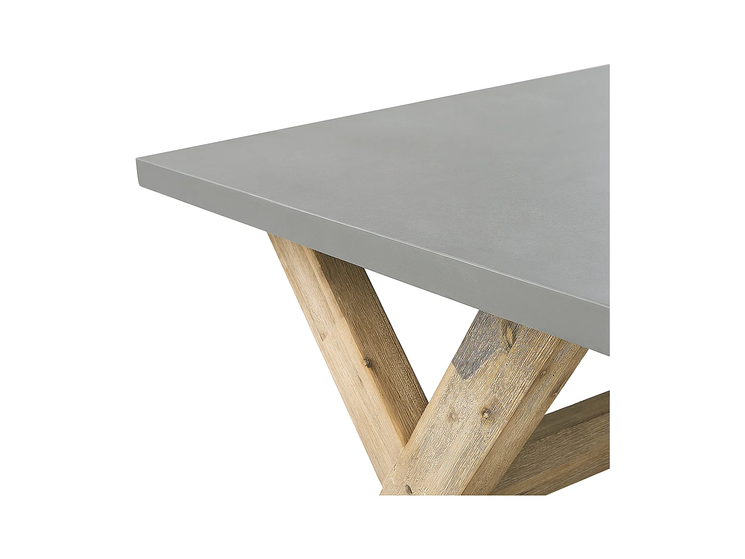 Gartentisch OLBIA 200 cm 100 cm Beton Grau