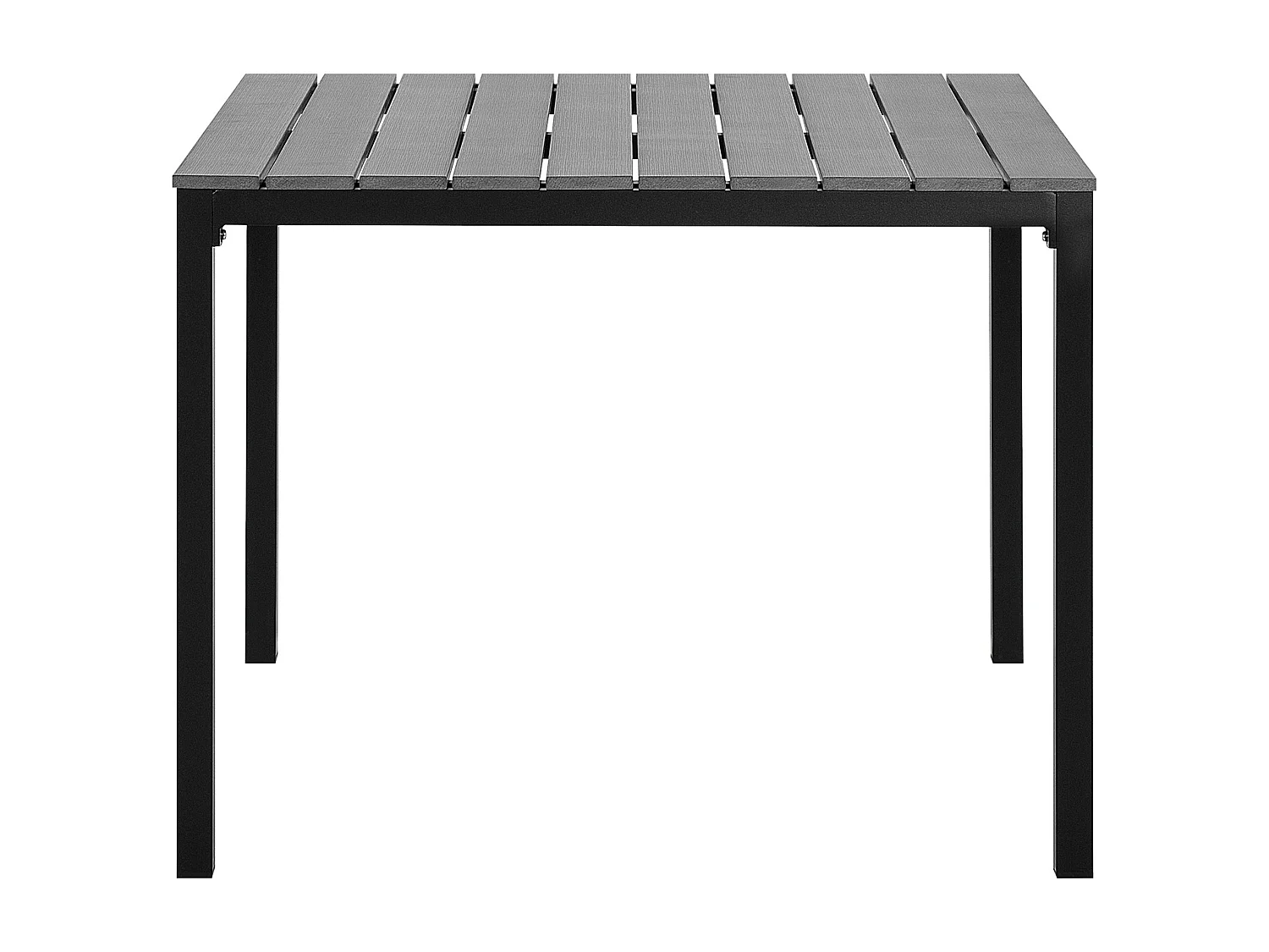 Table de salle à manger de jardin PRATO 95 cm 95 cm Gris
