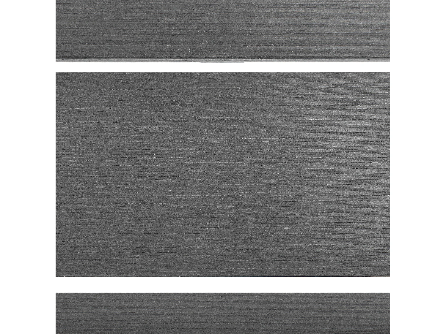 Table de salle à manger de jardin PRATO 95 cm 95 cm Gris