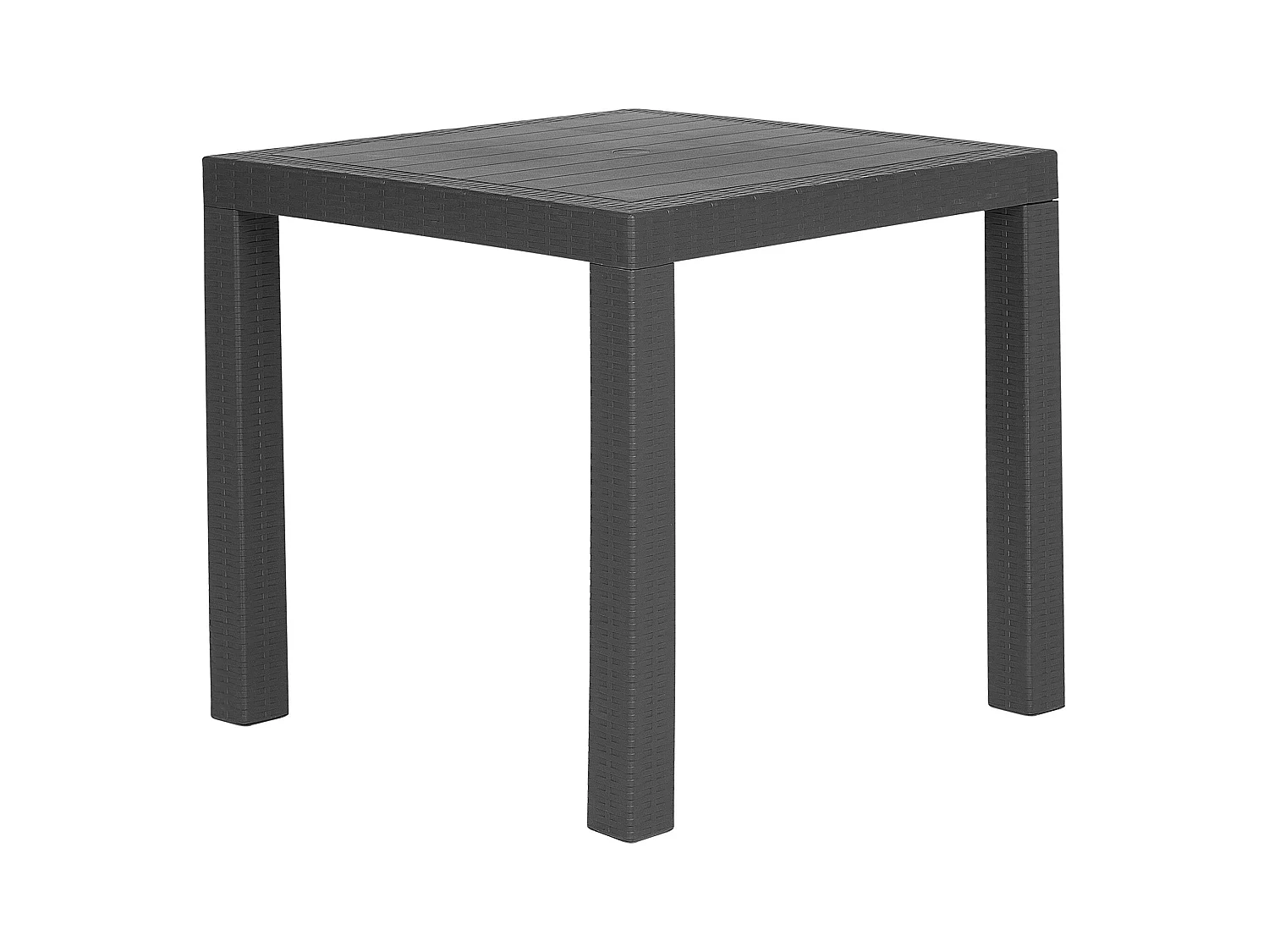 Table de salle à manger de jardin FOSSANO 80 cm 80 cm Gris graphite