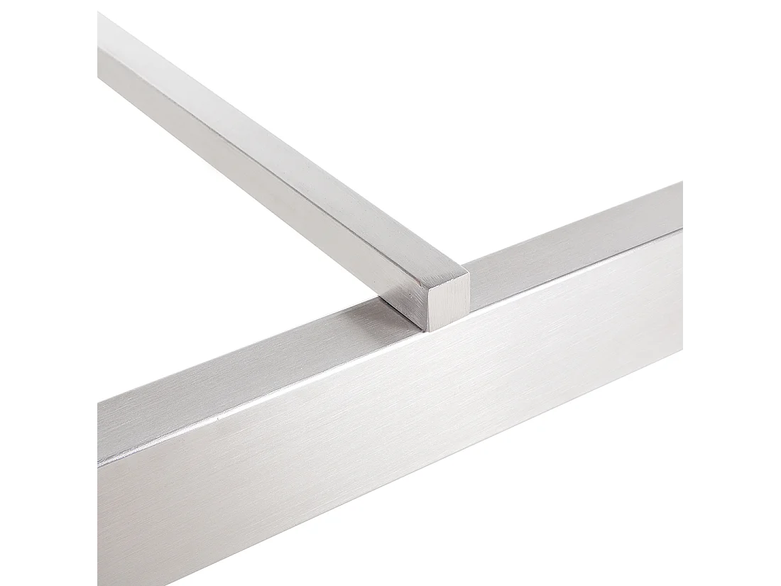 Tavolo da pranzo da giardino GROSSETO 180 cm 90 cm Lucido Granito Grigio