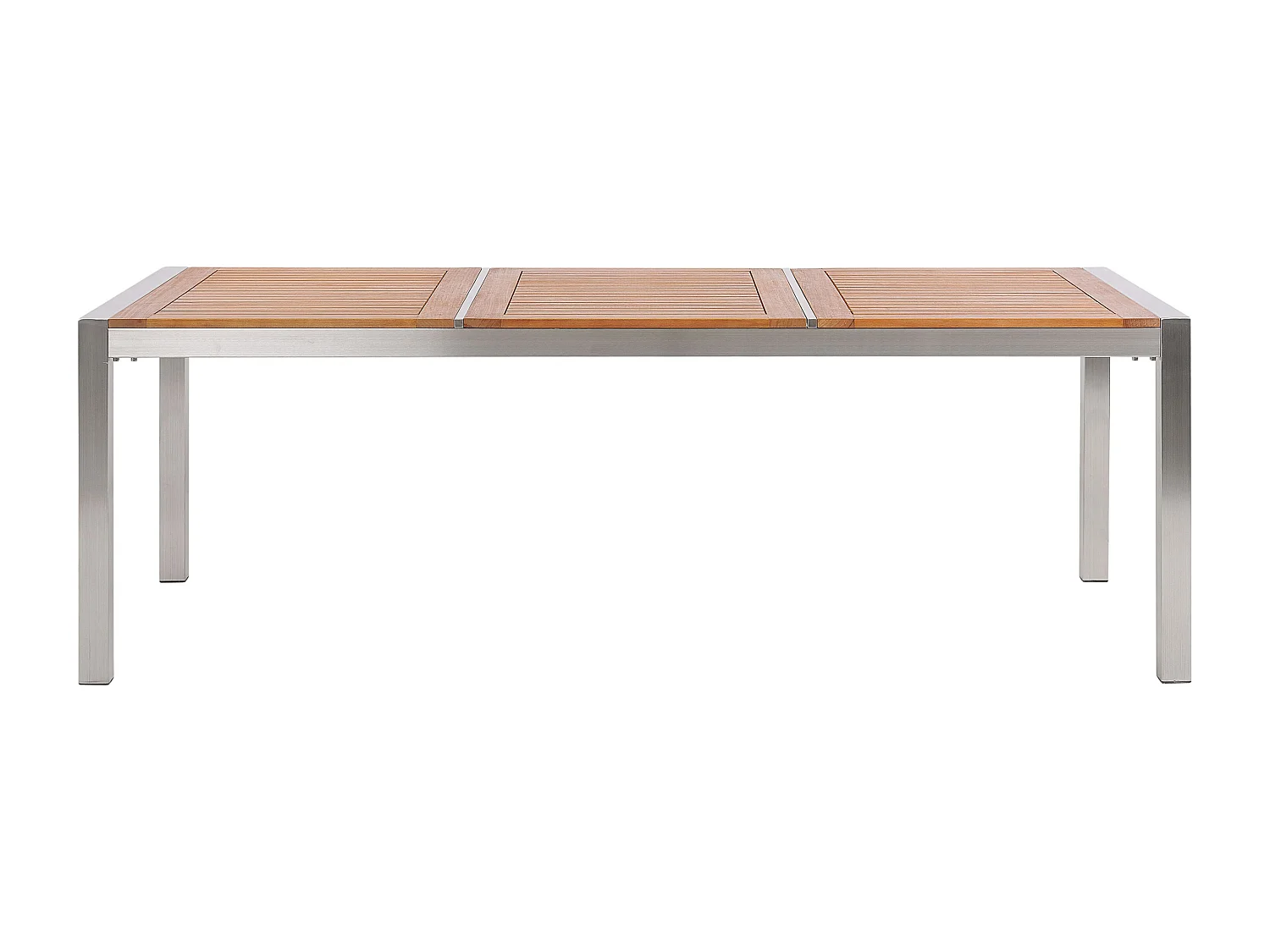 Table de salle à manger de jardin GROSSETO 220 cm 100 cm Bois d'eucalyptus Marron