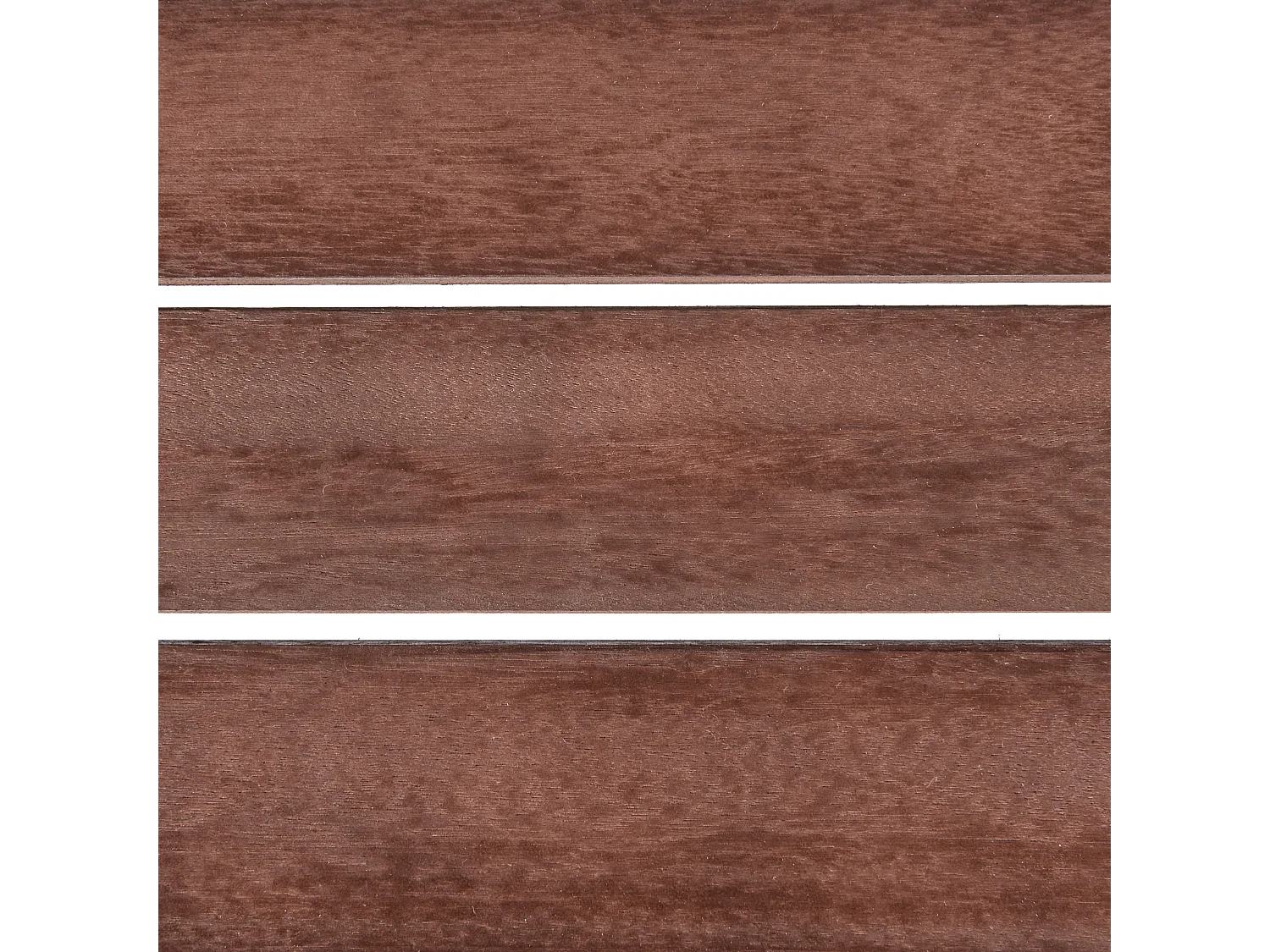 Rustikaler Gartentisch dunkler Holzfarbton Eukalyptusholz 180 x 100 cm Tuscania