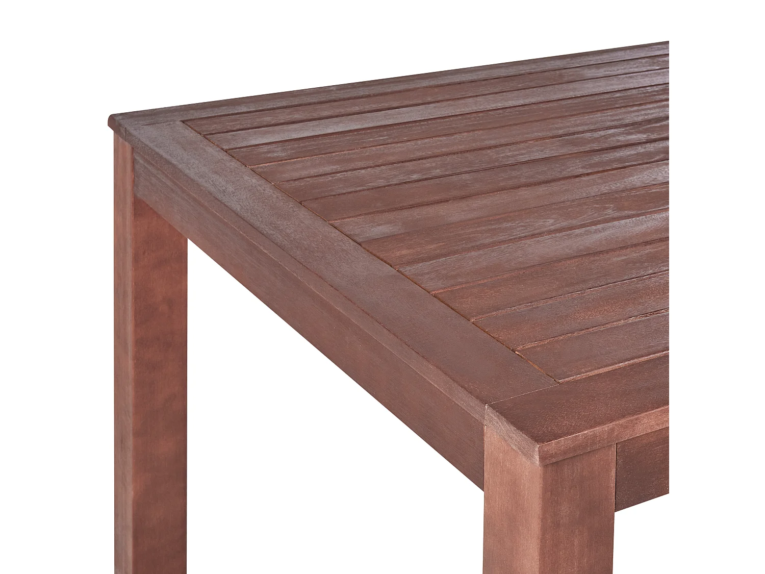 Table de salle à manger de jardin TUSCANIA 180 cm 100 cm Bois d'eucalyptus Marron foncé
