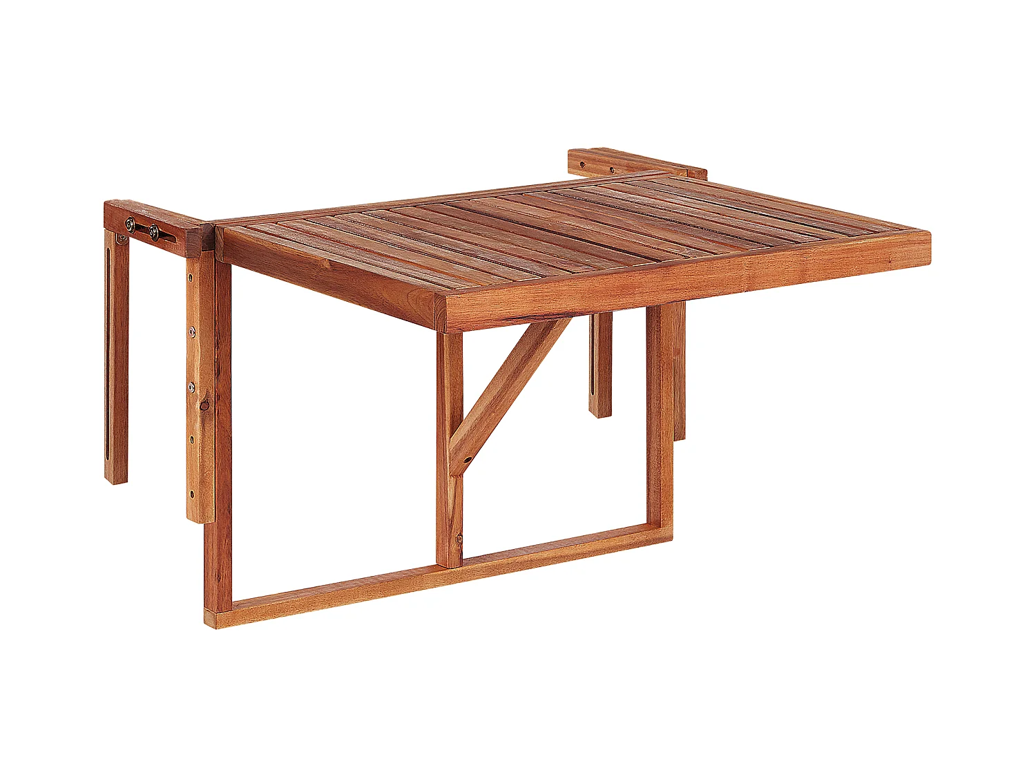 Table de balcon UDINE 70 cm 69 cm Acacia Marron