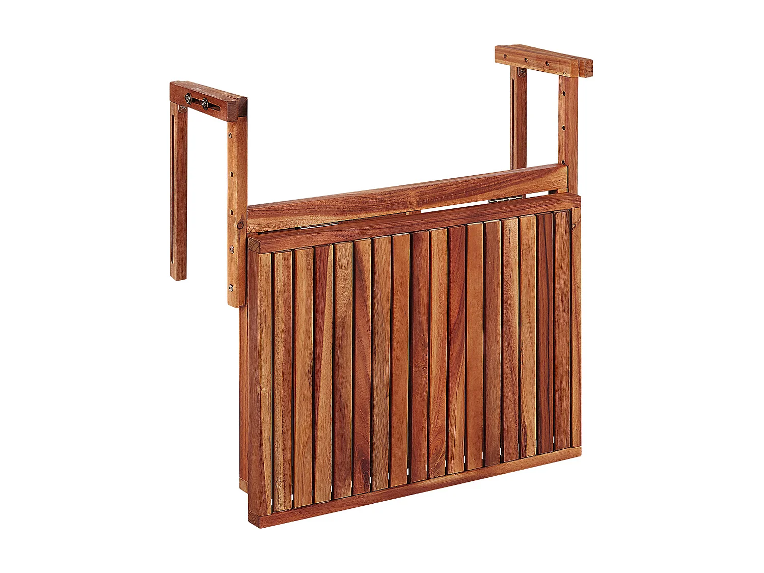 Balkontafel UDINE 70 cm 69 cm Acaciahout Bruin