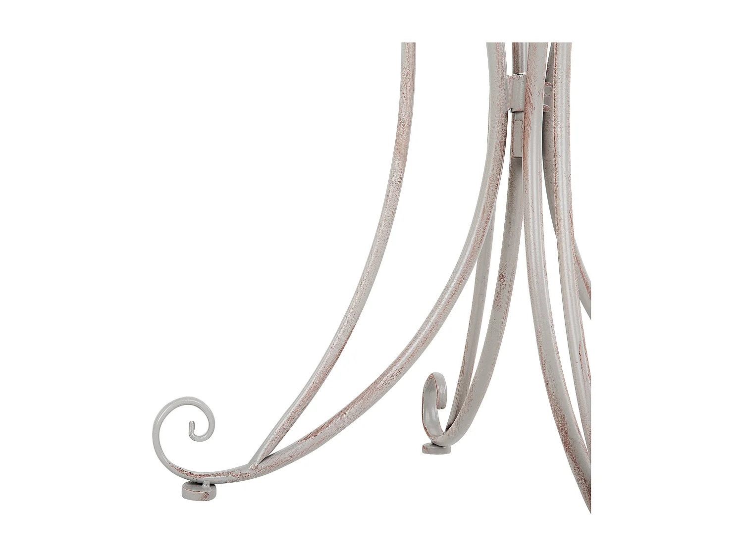Stolik bistro CILENTO 71 cm 71 cm Metal Szary