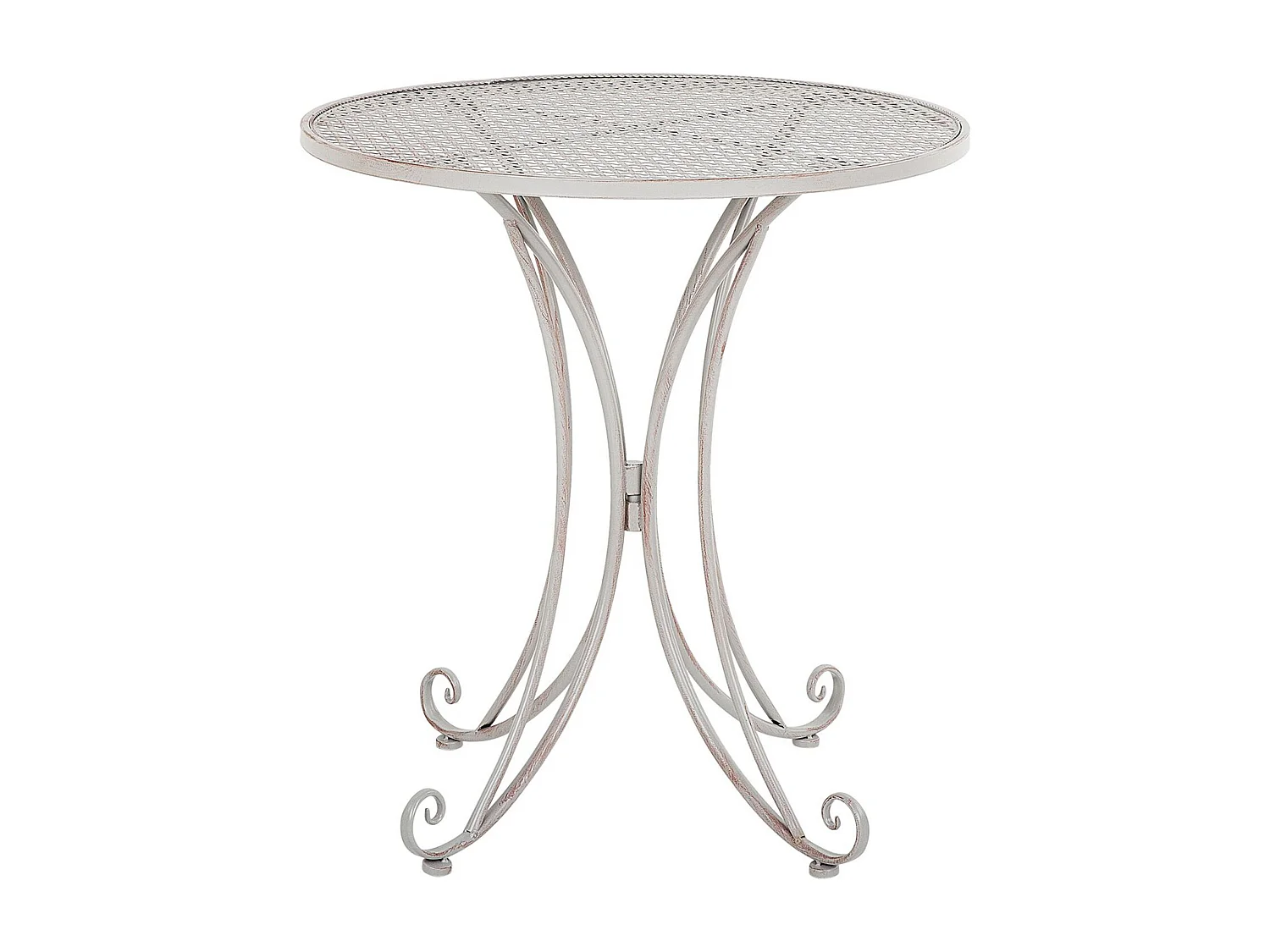 Table bistrot CILENTO 71 cm 71 cm Métal Gris